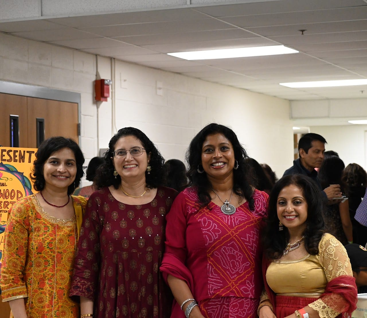 SACG community members in traditional attire